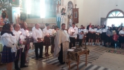 traditional wedding church service in maramures