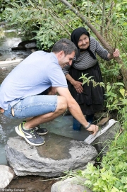 mihai with florrie breb village
