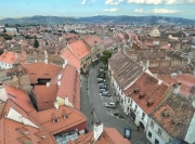 sibiu view from council tower