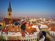 old town of sibiu medieval city